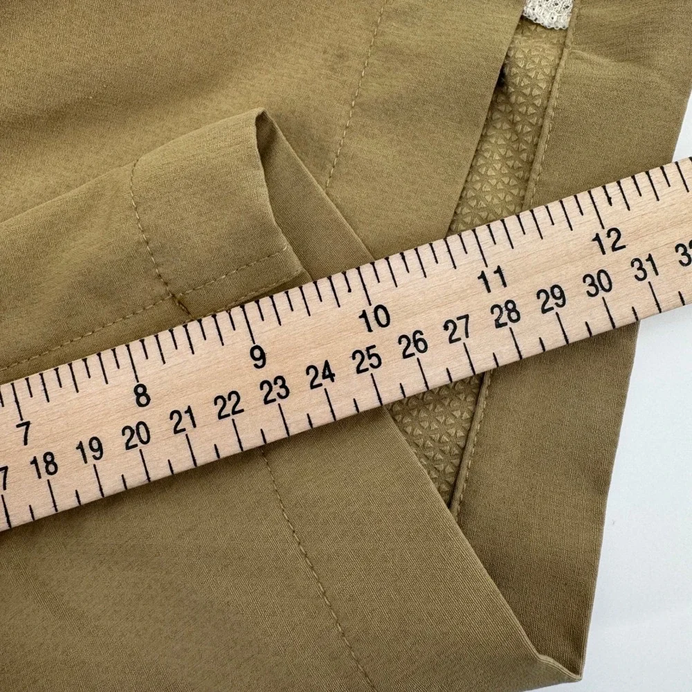 The North Face Mens 38 FlashDry Hiking Shorts Khaki Tan Stretch Cargo Outdoor